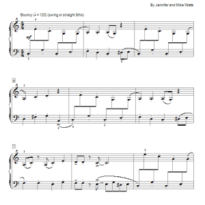 Jennifer Watts Frog Hoppin' Musik Noten - Educational Piano - 82525-0