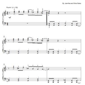 Jennifer Watts Nobody Doesn't Like Jerry Lee Musik Noten - Educational Piano - 84219-0