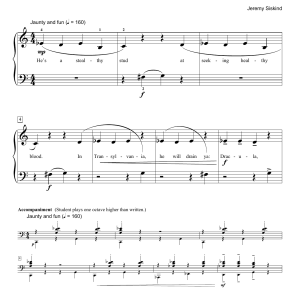 Jeremy Siskind Dracula Musik Noten - Educational Piano - 160603-0