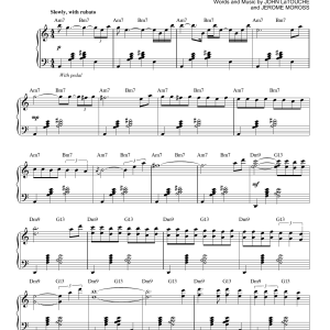 Jerome Moross Lazy Afternoon [Jazz version] (arr. Brent Edstrom) Musik Noten - Piano Solo - 171872-0