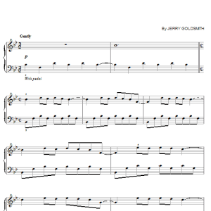 Jerry Goldsmith Star Trek Insurrection Musik Noten - Piano Solo - 20006-0