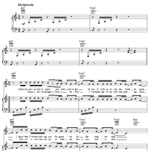 Jesse McCartney That Was Then Musik Noten - Piano, Vocal & Guitar Chords - 51050-0