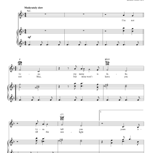 Jessi Colter I'm Not Lisa Musik Noten - Piano, Vocal & Guitar Chords - 50211-0