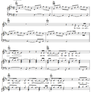 Jessica Simpson Between You And I Musik Noten - Piano, Vocal & Guitar Chords - 58762-0