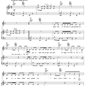 Jessica Simpson Fired Up Musik Noten - Piano, Vocal & Guitar Chords - 58757-0