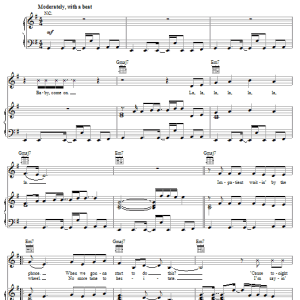 Jessica Simpson If You Were Mine Musik Noten - Piano, Vocal & Guitar Chords - 58758-0