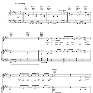 Jessica Simpson My Way Home Musik Noten - Piano, Vocal & Guitar Chords - 28464-0