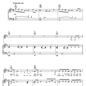 Jessica Simpson Sweetest Sin Musik Noten - Piano, Vocal & Guitar Chords - 95681-0