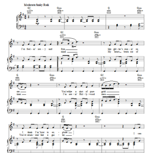 Jessie J Domino Musik Noten - Piano, Vocal & Guitar Chords - 88672-0