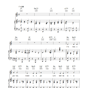Jessie Matthews Over My Shoulder Musik Noten - Piano, Vocal & Guitar Chords - 33400-0