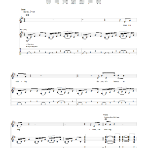 Jet Come Around Again Musik Noten - Guitar Tab - 28737-0
