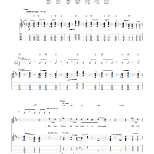 Jet Rollover D.J. Musik Noten - Guitar Tab - 28731-0
