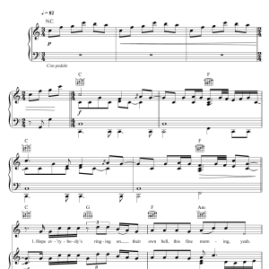 Jethro Tull Another Christmas Song Musik Noten - Piano, Vocal & Guitar Chords - 123737-0