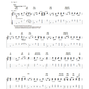 Jethro Tull Life Is A Long Song Musik Noten - Guitar Tab - 66663-0
