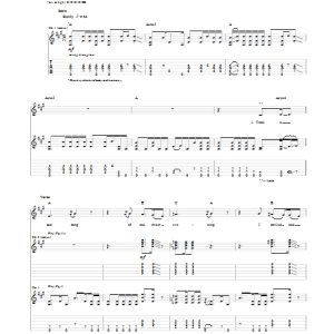 Jethro Tull Look Into The Sun Musik Noten - Guitar Tab - 94004-0