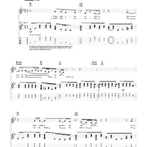 Jethro Tull Wond'ring Aloud Musik Noten - Guitar Tab - 53087-0