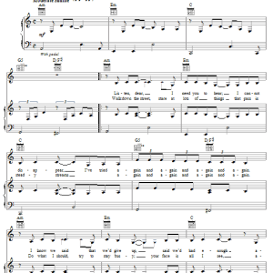 Jewel Again And Again Musik Noten - Piano, Vocal & Guitar Chords - 55209-0