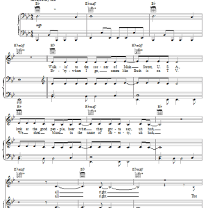 Jewel America Musik Noten - Piano, Vocal & Guitar Chords - 25114-0
