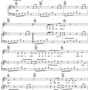 Jewel Fragile Heart Musik Noten - Piano, Vocal & Guitar Chords - 25123-0