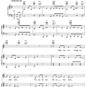 Jewel Yes U Can Musik Noten - Piano, Vocal & Guitar Chords - 25125-0