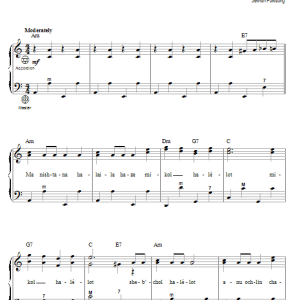 Jewish Folksong Ma Nishtana (What Is The Difference?) Musik Noten - Accordion - 81926-0