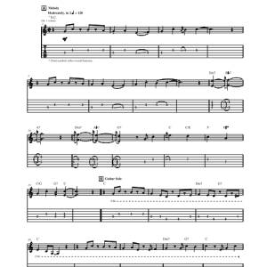 Jim Hall St. Thomas Musik Noten - Guitar Tab - 68997-0