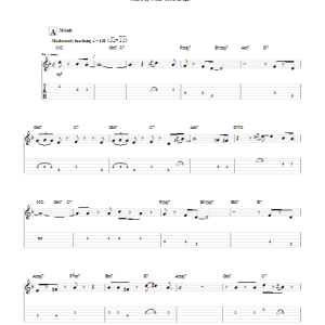 Jim Hall Tangerine Musik Noten - Guitar Tab - 53342-0