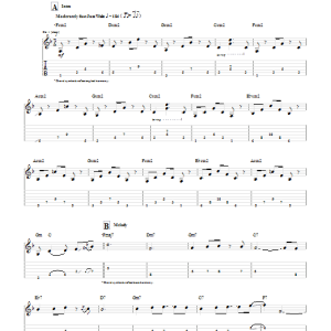 Jim Hall The Way You Look Tonight Musik Noten - Guitar Tab - 53333-0