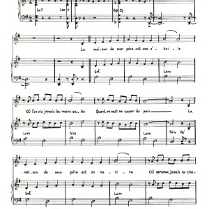 Jim Larriaga La Maison De Mon Pere Musik Noten - Piano & Vocal - 119758-0