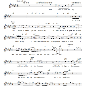 Jimi Hendrix Astro Man Musik Noten - Easy Guitar - 25502-0