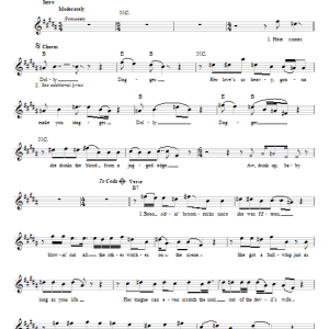 Jimi Hendrix Dolly Dagger Musik Noten - Easy Guitar - 25511-0
