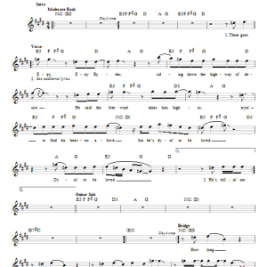 Jimi Hendrix EZY Ryder Musik Noten - Easy Guitar - 25514-0