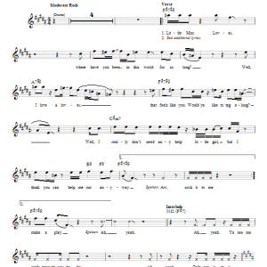 Jimi Hendrix Little Miss Lover Musik Noten - Easy Guitar - 27758-0