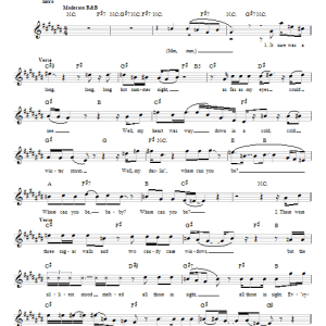 Jimi Hendrix Long Hot Summer Night Musik Noten - Easy Guitar - 27760-0