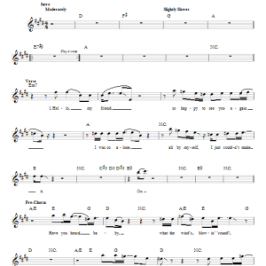 Jimi Hendrix Straight Ahead Musik Noten - Easy Guitar - 27769-0