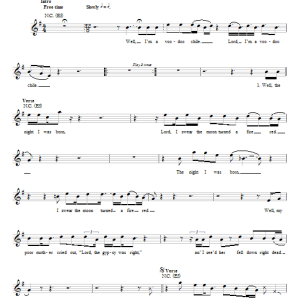 Jimi Hendrix Voodoo Chile Musik Noten - Easy Guitar - 27775-0