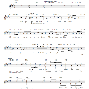 Jimi Hendrix You Got Me Floatin' Musik Noten - Easy Guitar - 27833-0