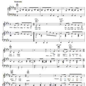 Jimmy Buffett with Martina McBride Trip Around The Sun Musik Noten - Piano, Vocal & Guitar Chords - 30206-0