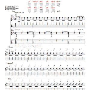 Jimmy Eat World Hear You Me Musik Noten - Guitar Tab - 21392-0