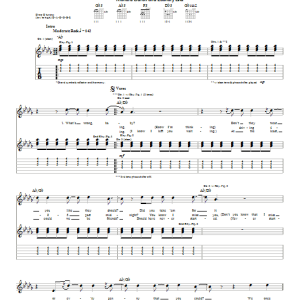 Jimmy Eat World If You Don't, Don't Musik Noten - Guitar Tab - 21393-0