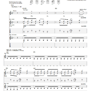 Jimmy Eat World Just Tonight... Musik Noten - Guitar Tab - 53328-0