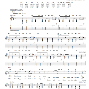 Jimmy Eat World Nothingwrong Musik Noten - Guitar Tab - 53325-0