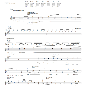 Jimmy Eat World Sweetness Musik Noten - Guitar Tab - 21388-0