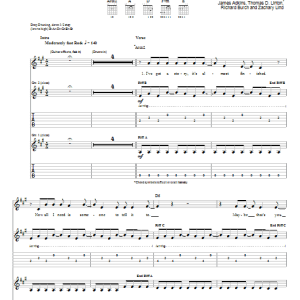 Jimmy Eat World The World You Love Musik Noten - Guitar Tab - 53323-0