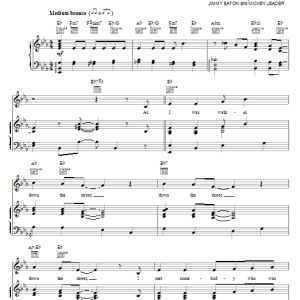 Jimmy Eaton Dance With A Dolly (With A Hole In Her Stockin') Musik Noten - Piano, Vocal & Guitar Chords - 16534-0