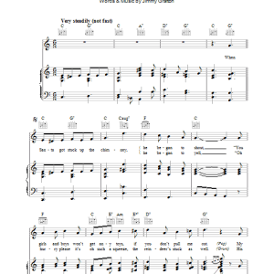 Jimmy Grafton When Santa Got Stuck Up The Chimney Musik Noten - Piano, Vocal & Guitar Chords - 39456-0