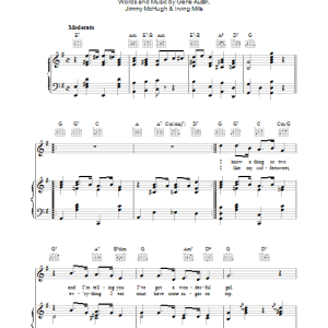 Jimmy McHugh When My Sugar Walks Down The Street Musik Noten - Piano, Vocal & Guitar Chords - 36149-0