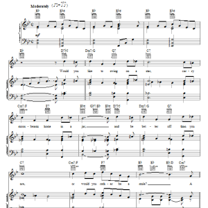 Jimmy Van Heusen Swinging On A Star Musik Noten - Piano, Vocal & Guitar Chords - 94261-0