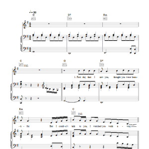 JLS Love You More Musik Noten - Piano, Vocal & Guitar Chords - 105714-0