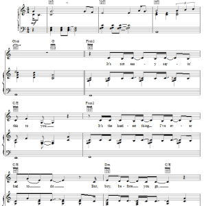Jo Dee Messina I Wish Musik Noten - Piano, Vocal & Guitar Chords - 25631-0